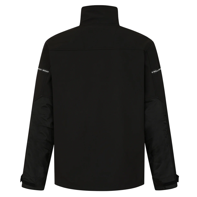 169JB - IOM MOUNTAIN MILE BIKER JET BLACK JACKET